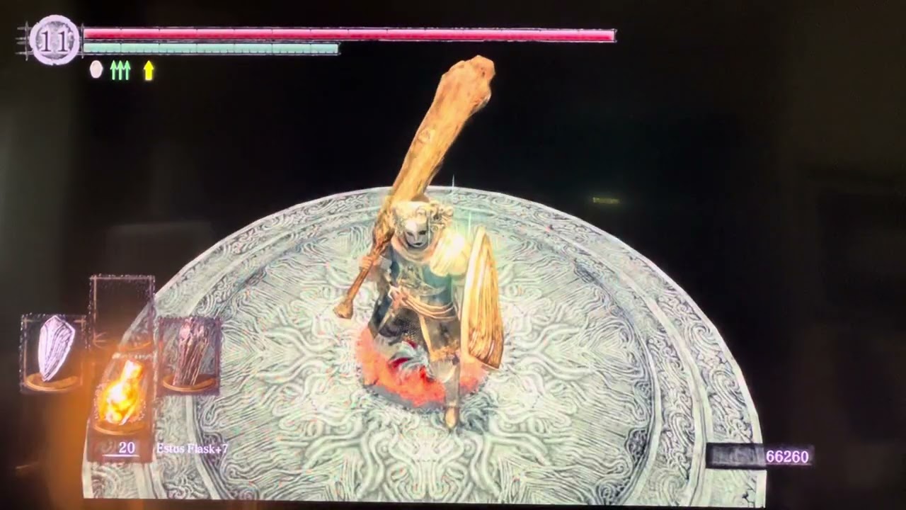 Dark souls remastered how to get the large flame ember and reinforcement materials