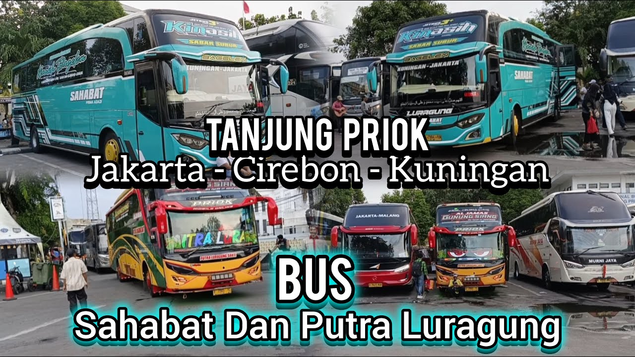 Bus Sahabat Dan Putra Luragung !! Star Tanjung Priok Menuju Cirebon Kuningan