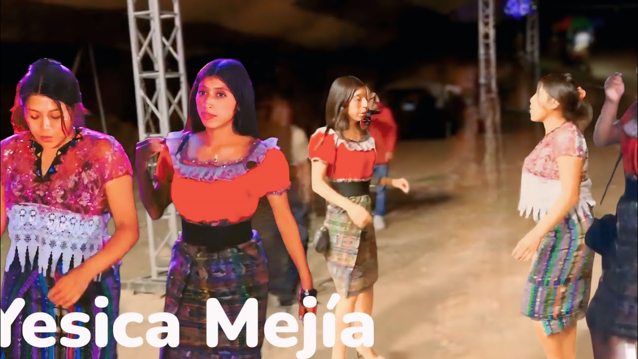 Yesica Mejía y compañía en Pacoxom Parraxtut Sacapulas