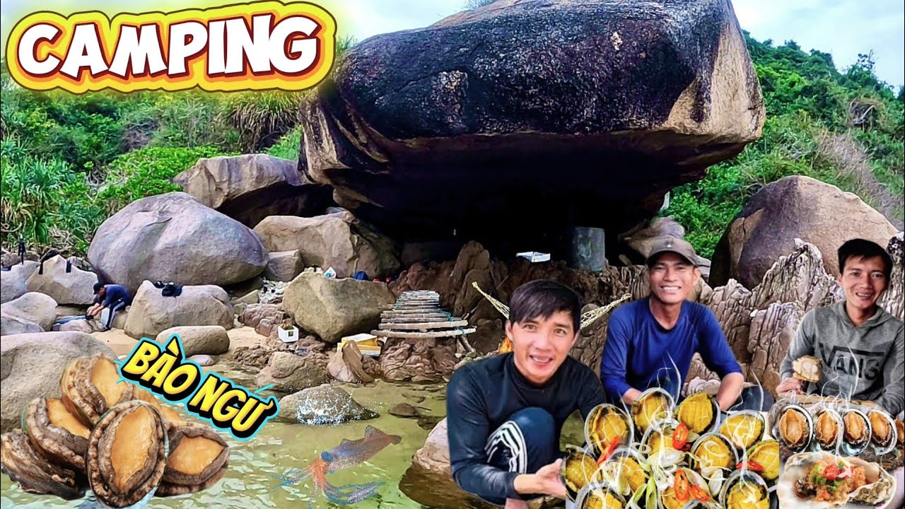 24h cắm trại trên hoàng đảo đầy bào ngư và nhiều loại hải sản cùng Khám phá biển tv|Nhật ký sinh tồn
