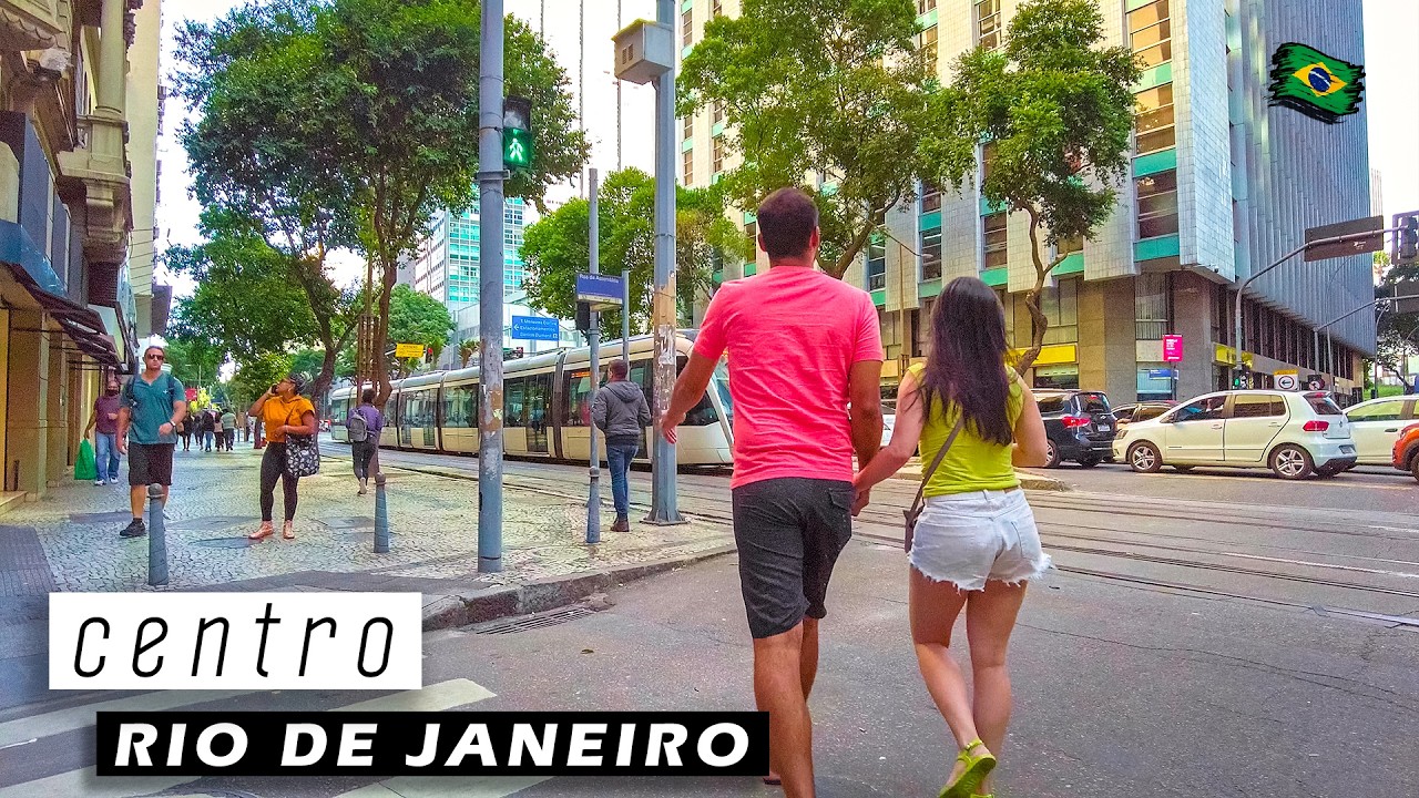 Walking in Downtown Rio de Janeiro 🇧🇷 Brazil 【 4K UHD 】