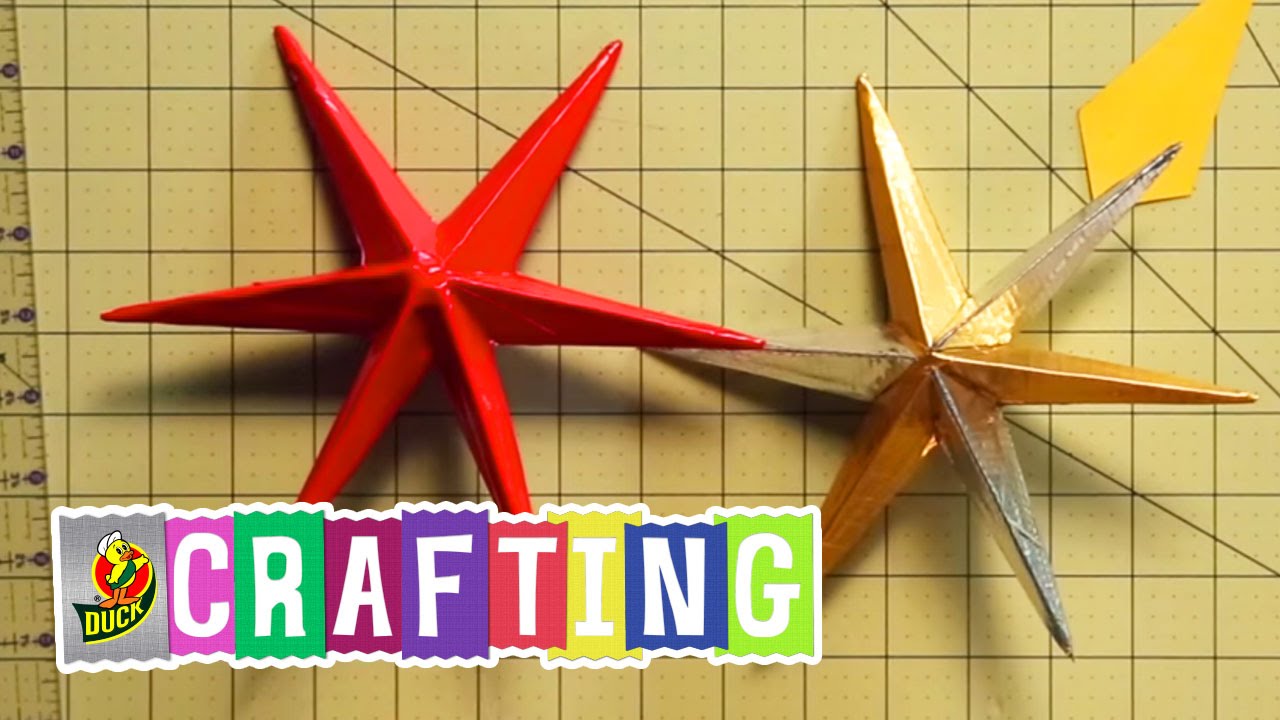How to Craft a Duct Tape Holiday Star