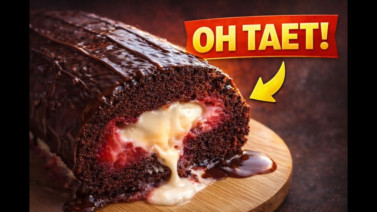 Разрезали рулет — и он ПОТЁК 🤯 Готовим теперь каждую неделю