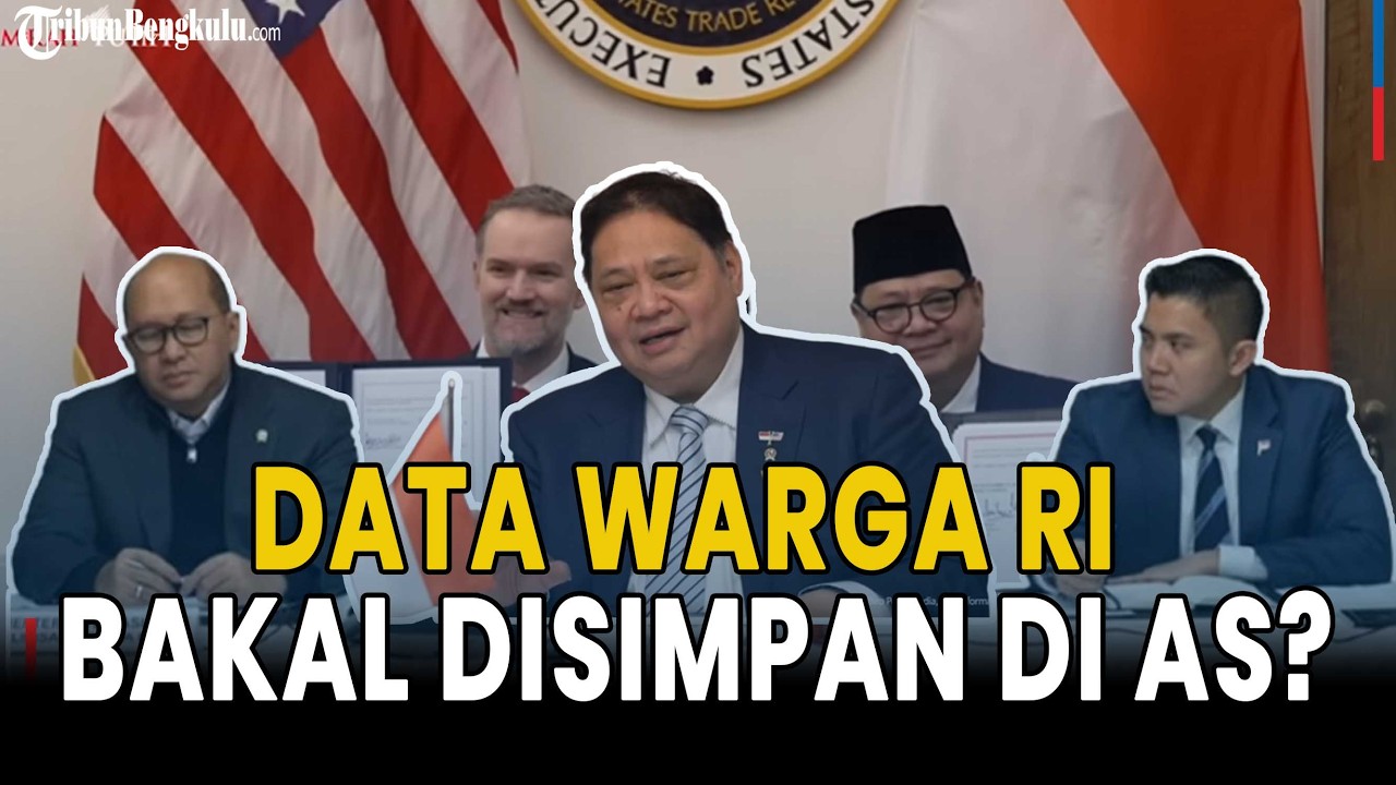 Perjanjian Baru RI–AS: Tarif Turun, Data Diatur dan Disimpan di AS?
