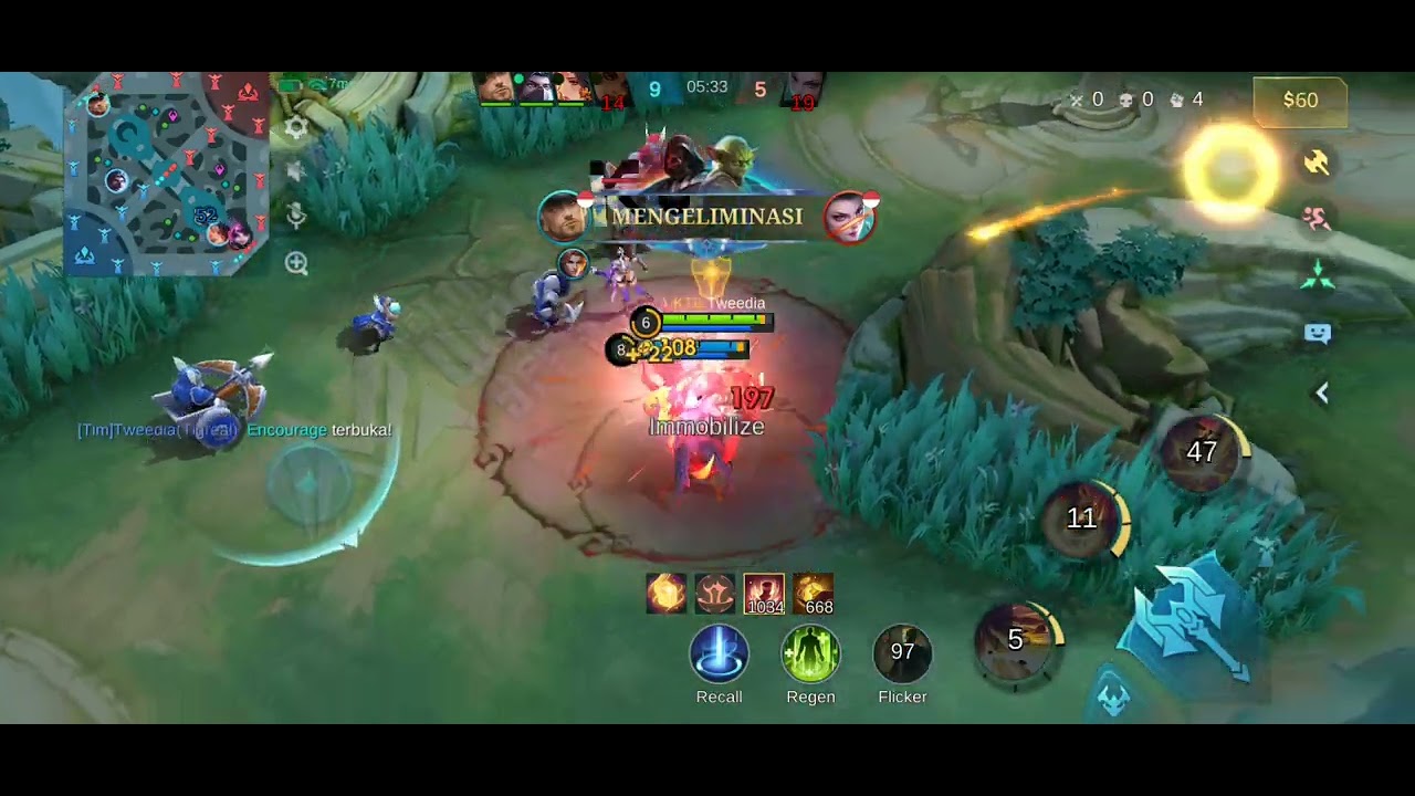 Gameplay untuk hero ini! Auto Win👍 #mobilelegends #mlbb #montage #tigreal #mlbbindonesia 