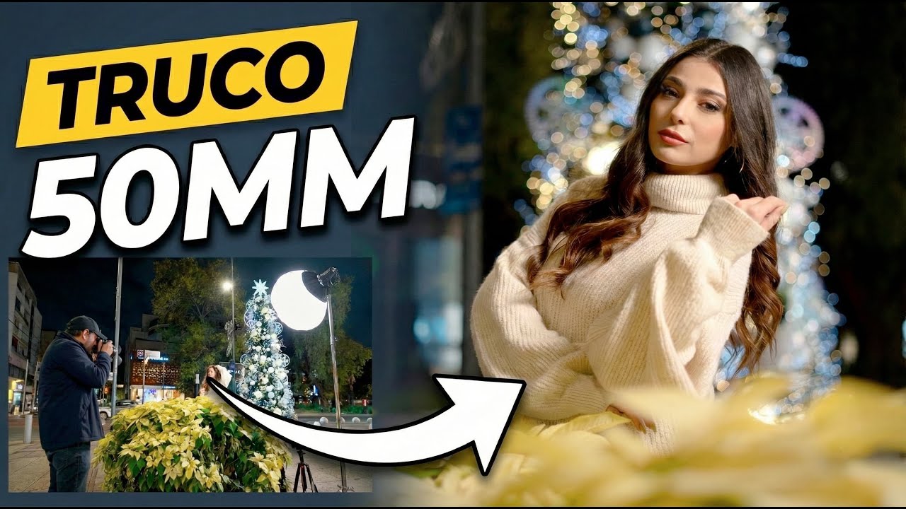 El SECRETO del 50mm para Fotos Navideñas PRO