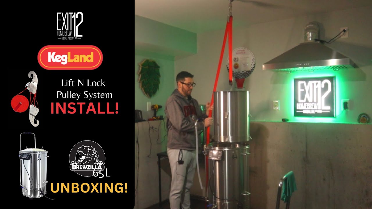 EP #138: Brewzilla Gen 4 65L Unboxing & Pulley System Install!