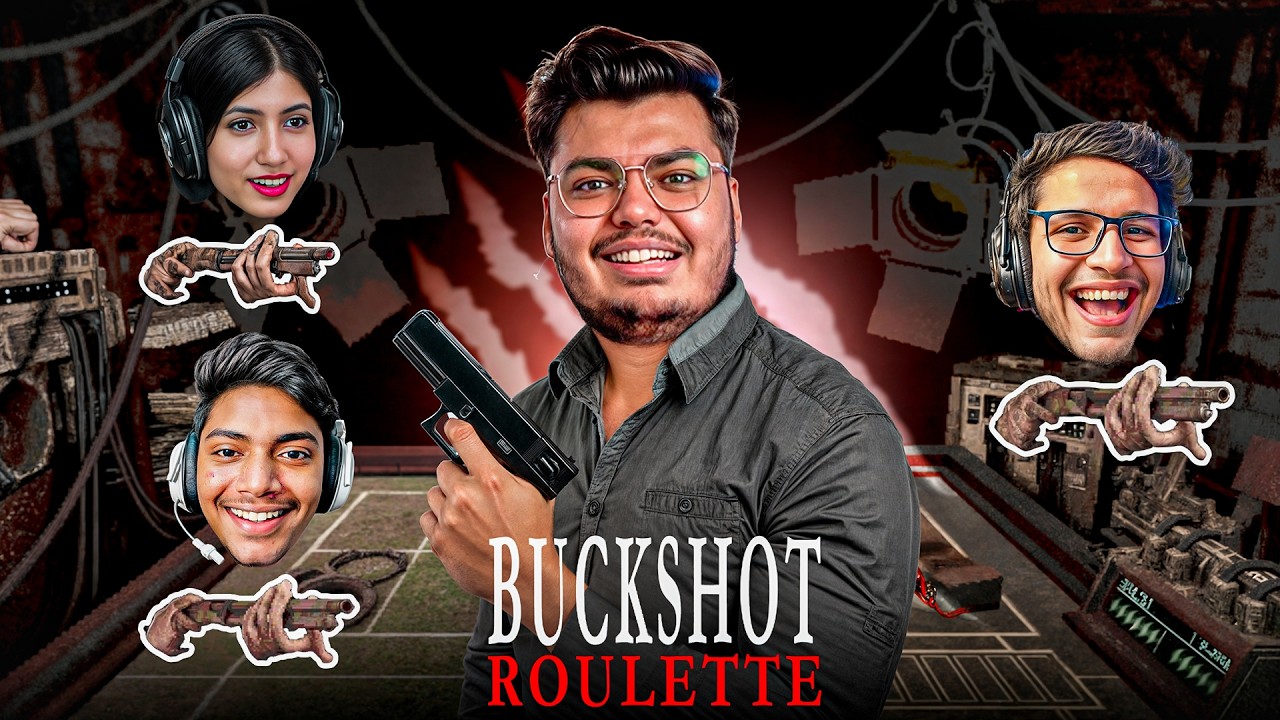100 IQ Plays Against Live Insaan Xyaa Harshit In Buckshot Roulette Multiplayer