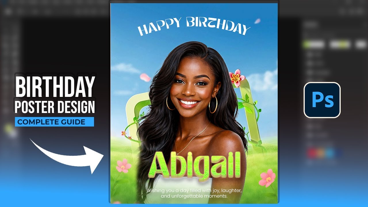 Этот дизайн поздравительного плаката заставит вас снова полюбить Photoshop!