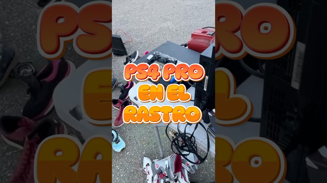&iquest;PS4 PRO por 40&euro;? 🤔🔥 Parece que la han trasteado&hellip; &iquest;Te la llevar&iacute;as? 🙌🏻😳🕹️ #rastro #mercadillo