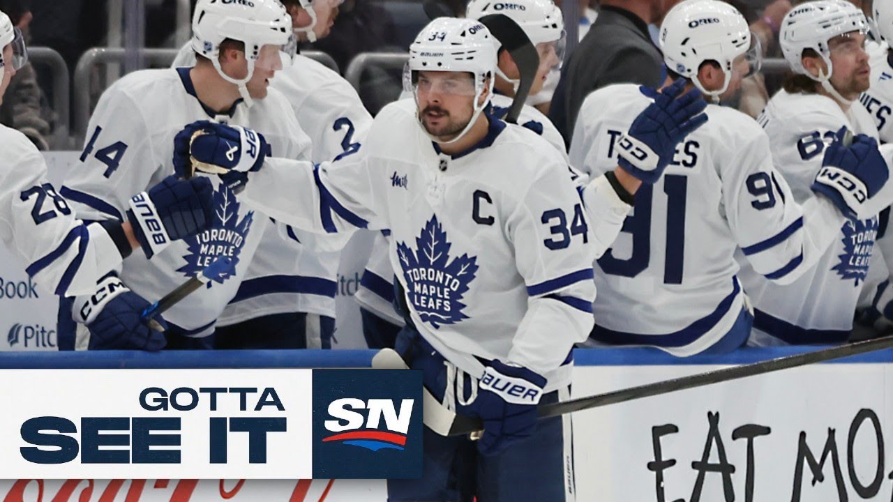 GOTTA SEE IT: Auston Matthews Passes Mats Sundin For Maple Leafs Record