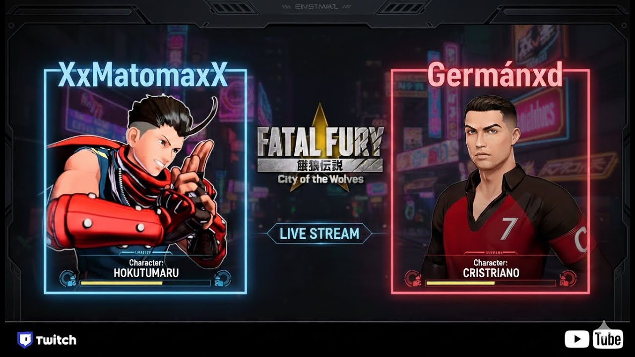 [EN VIVO] Fatal Fury: City of the Wolves 🐺 | ¡XxMatomaxX vs German! 👊