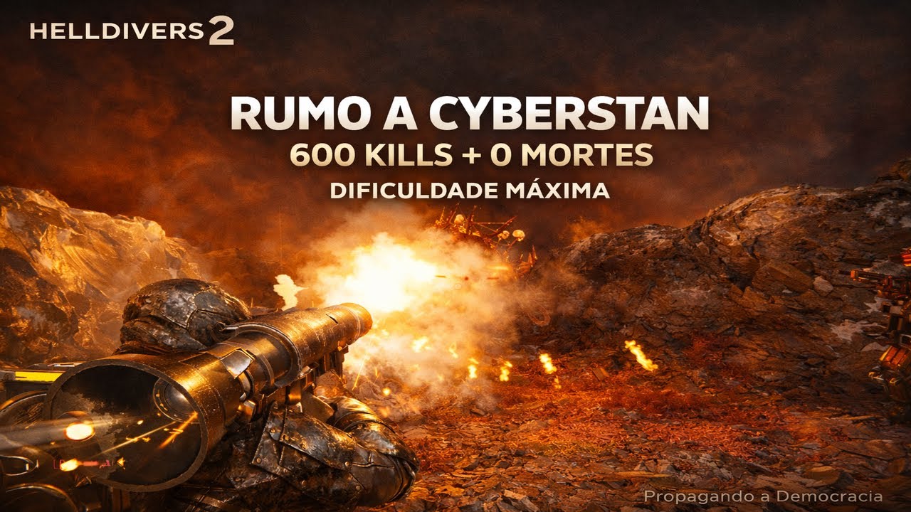 Helldivers 2 | Dificuldade M&aacute;xima | 600+ Kills Sem Morrer | 100% Completo | Miss&atilde;o de Bandeira Ep 2