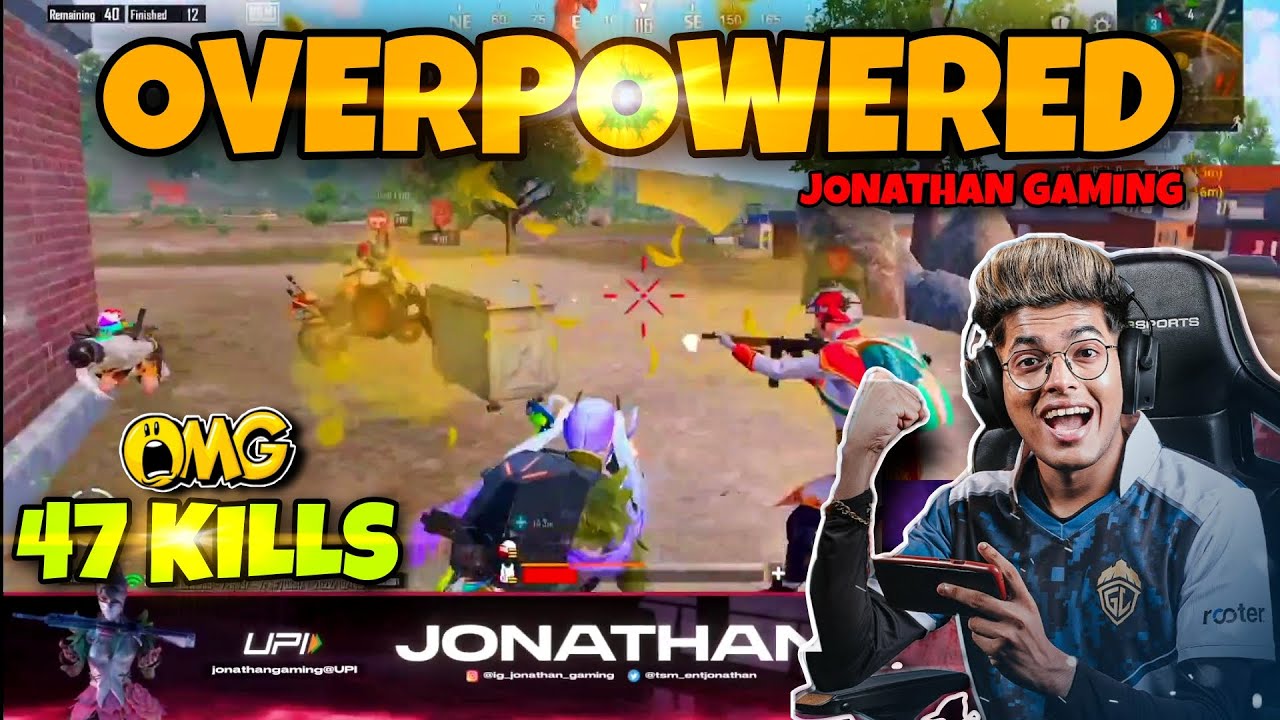 JONATHAN ka OVERPOWERED GAMEPLAY 😲 | OP | EVIL | 47 KILLS😱 | GOD SPRAYS | MN squad