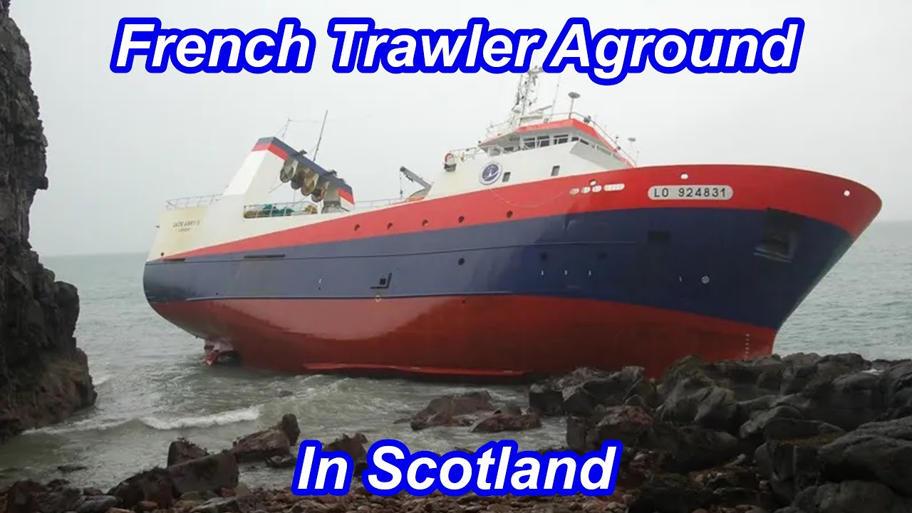 The Story of How a French Registered Trawler Ran Aground on the Isle of Rum in Scotland.
