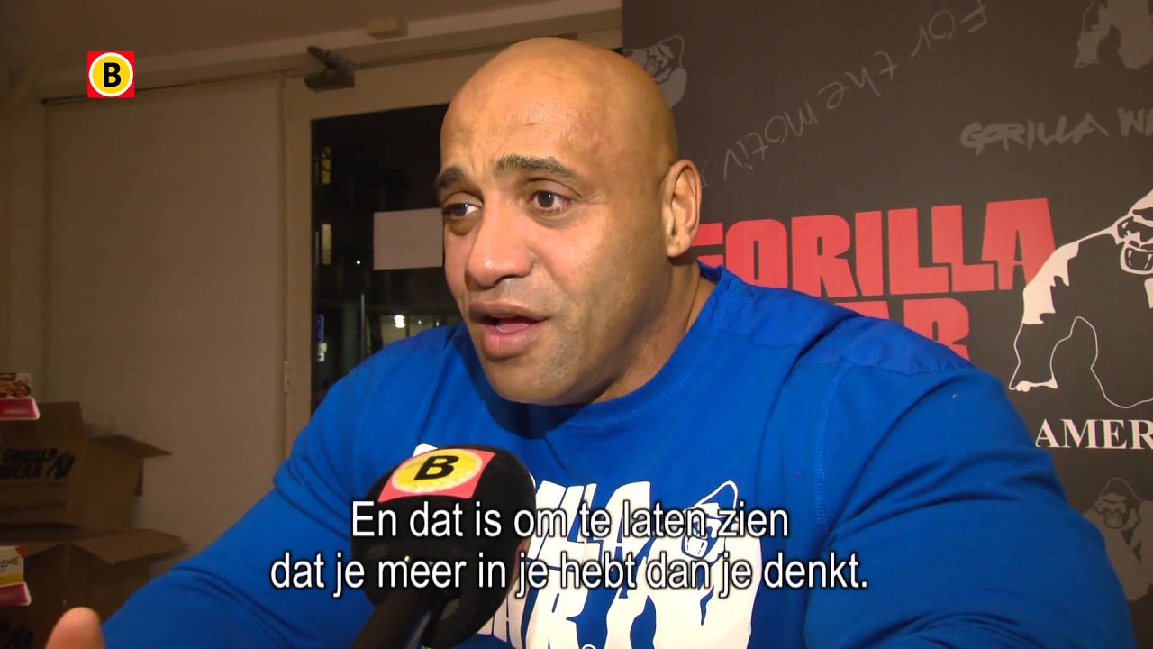 Grootste Amerikaanse bodybuilder in Tilburg
