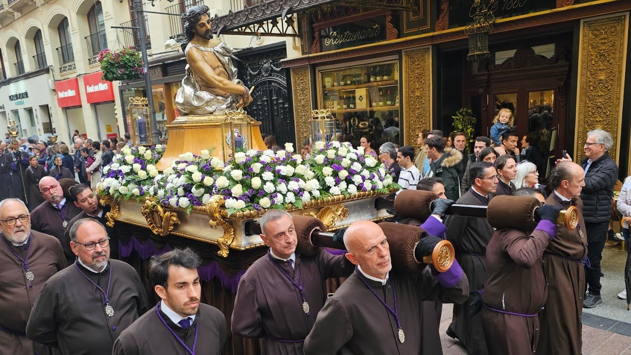 Procesión Extraordinaria Santa Espina Coronación de Espinas 2025 Zaragoza 🤗🎺❤️