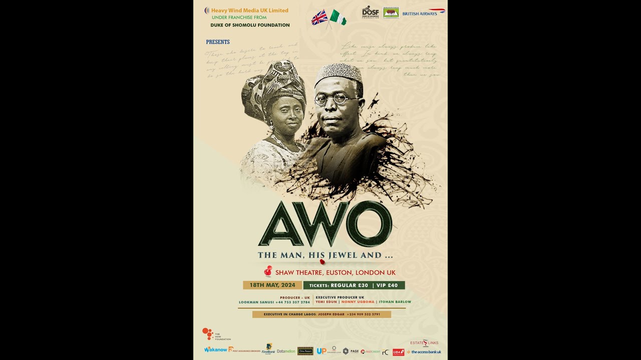 The sold-out show at the Shaw Theatre, London, AWO THE MUSICAL. (Full Version)