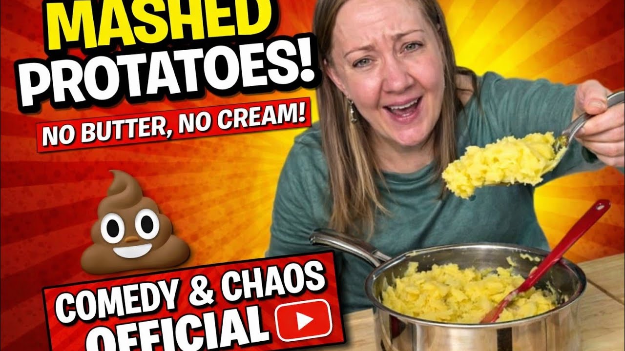 Mashed Protatoes! Mashed potatoes with zero butter or heavy cream and a _Comedy and Chaos Official 