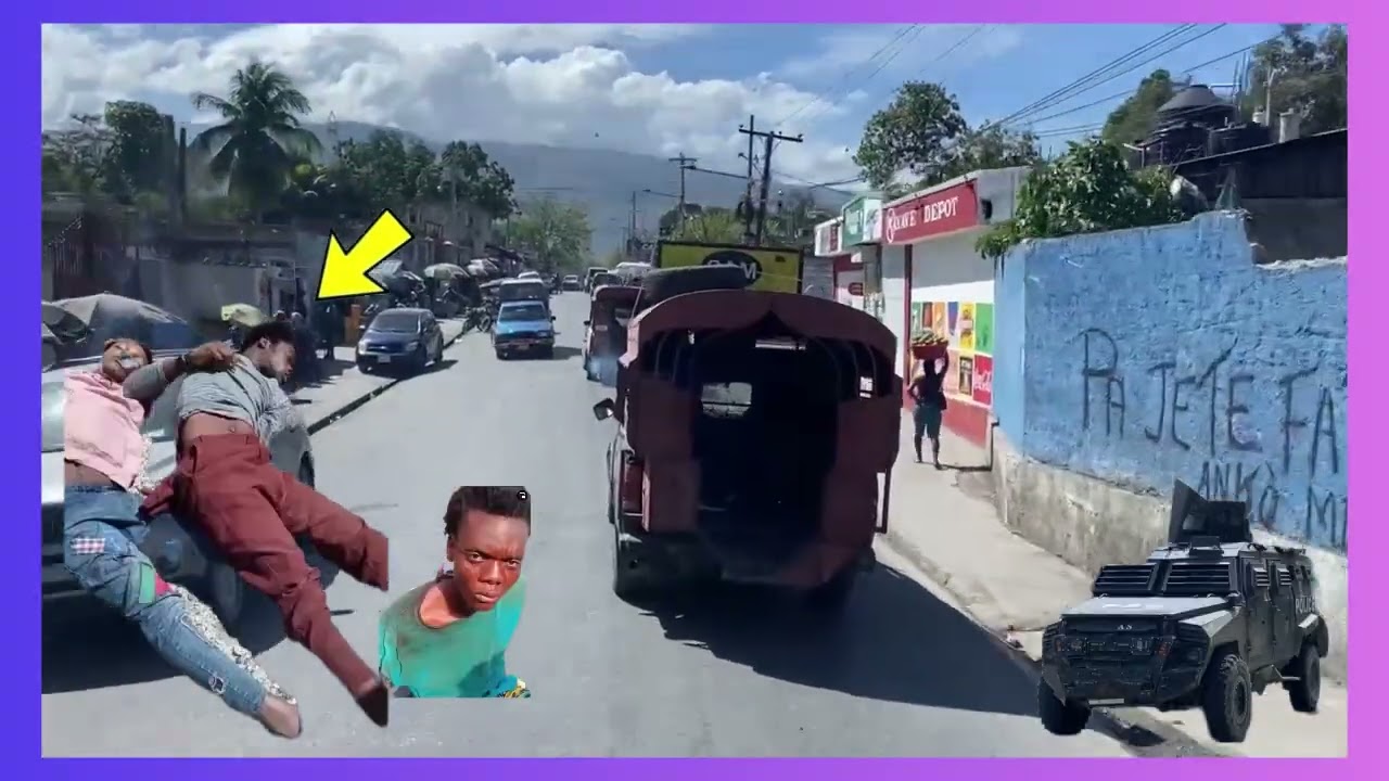 6 janvier Anpil bandi Mouri nan Mibalè Jeff kanaran Fache lapolis mache sou yo