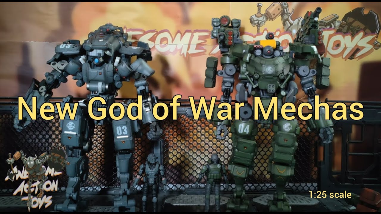 2 new JoyToy God if War II Mecha, I wish they made these in 1:18 scale.