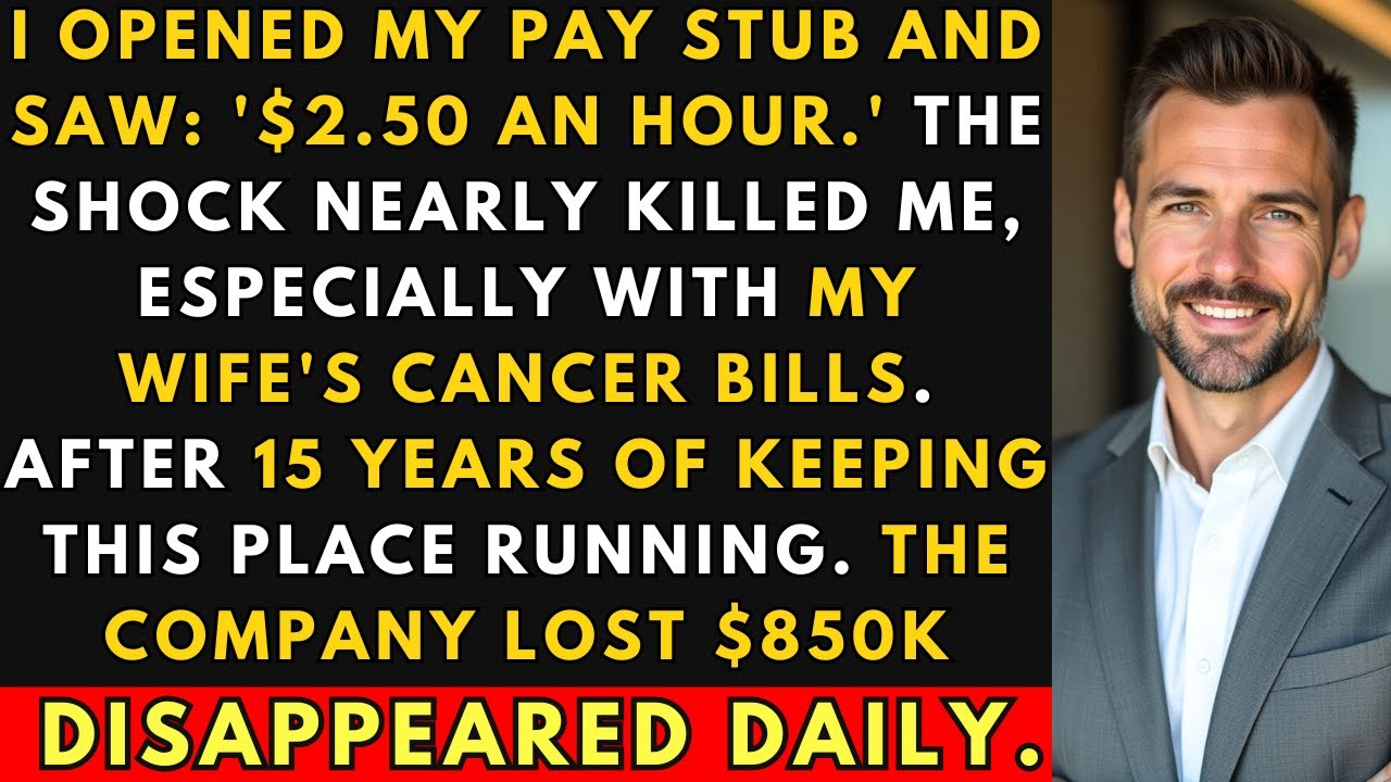 Unbelievable: $850K Disappears Daily Because CEO Cuts My Salary To $2.50 To Promote His Son