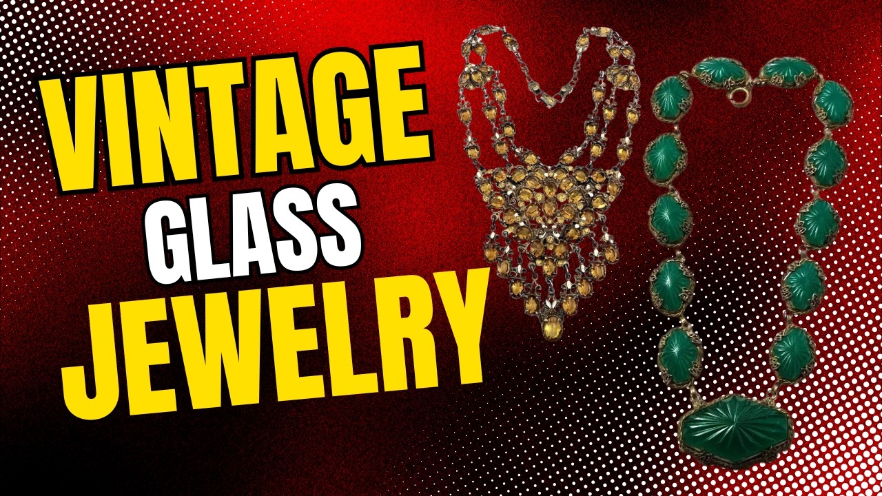 Vintage Glass Jewelry | Czech Germany Austria | Whats Selling Now on Ebay #glassjewelry