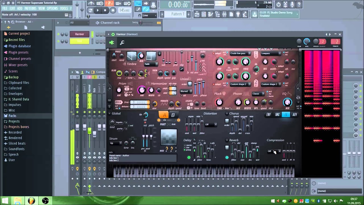 [Tutorial] FL Studio Supersaw Lead using Harmor
