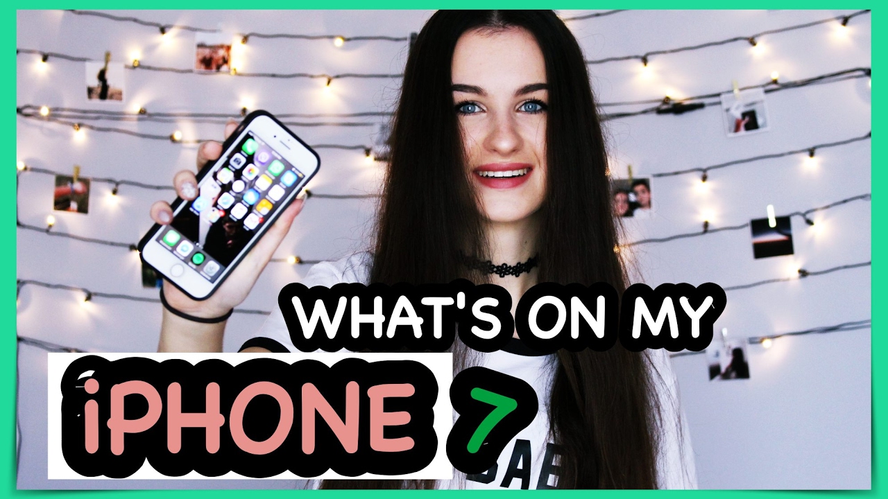 ❤ WHAT'S ON MY IPHONE 7 ?! ❤
