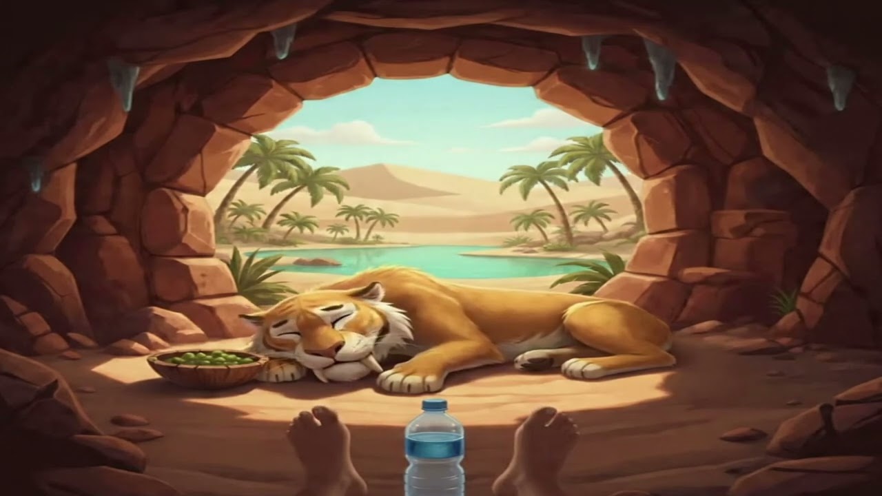 POV Desert Cave Ambience | Guardian of the Oasis Grotto🐯