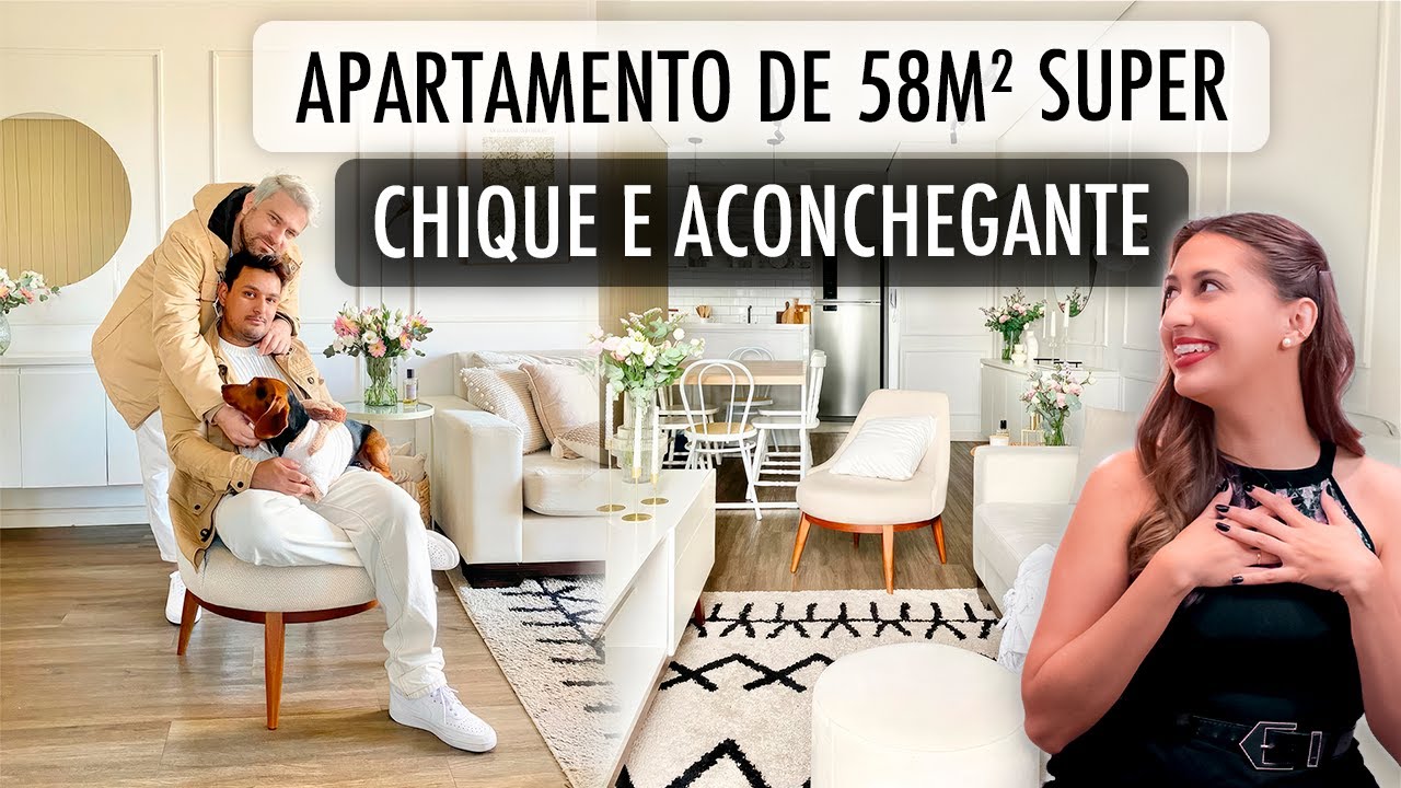APARTAMENTO DE 58M² SUPER CHIQUE E ACONCHEGANTE - DECORAÇÕES REAIS 14