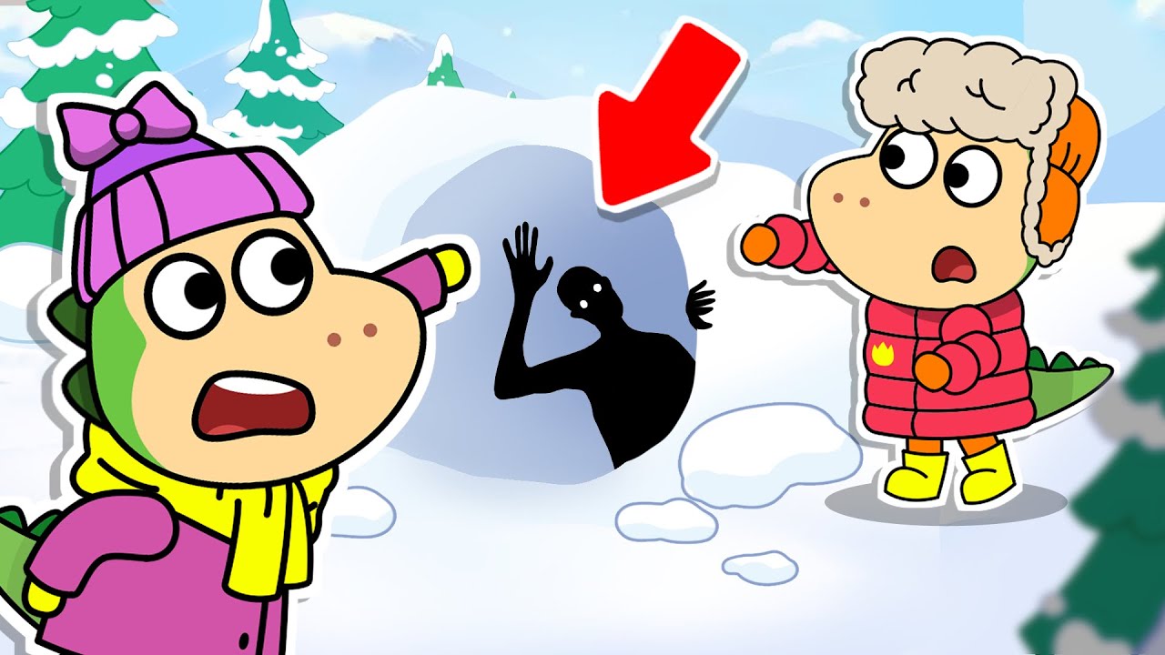 🥶Oh, no! A Snowball! 🏔️ Spike's and Sparkle’s perfect ski day ⛷️Stories for Kids by Fire Spike🔥