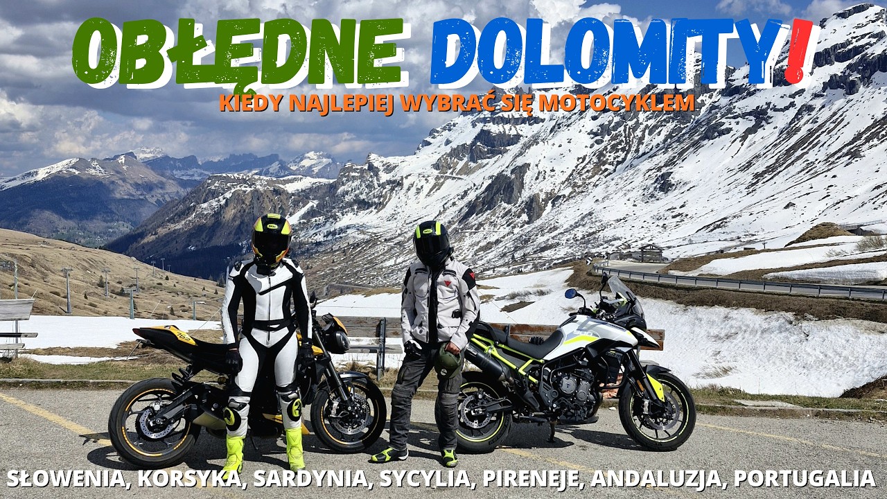 Setki zakrętów i widoki jak z filmu! I DOLOMITY motocyklowy raj I Gardena i Pordoi I Kiedy jechać