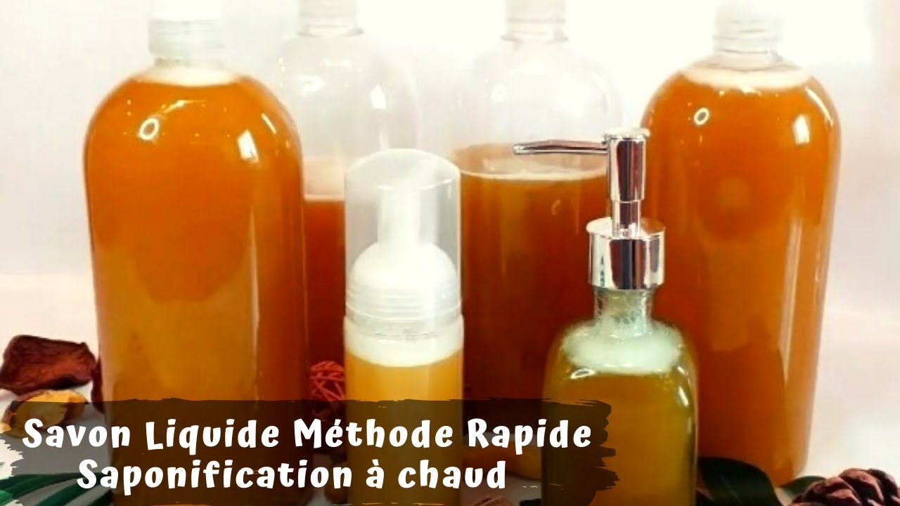 Savon Liquide ↑↑ Méthode Rapide ↑↑ Saponification à Chaud ↑↑ صابون سائل بالطريقة الساخنة