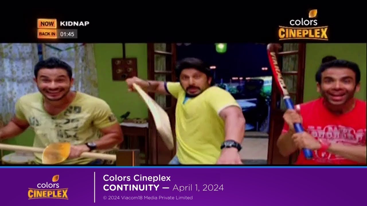 Colors Cineplex (US) continuity | April 1, 2024