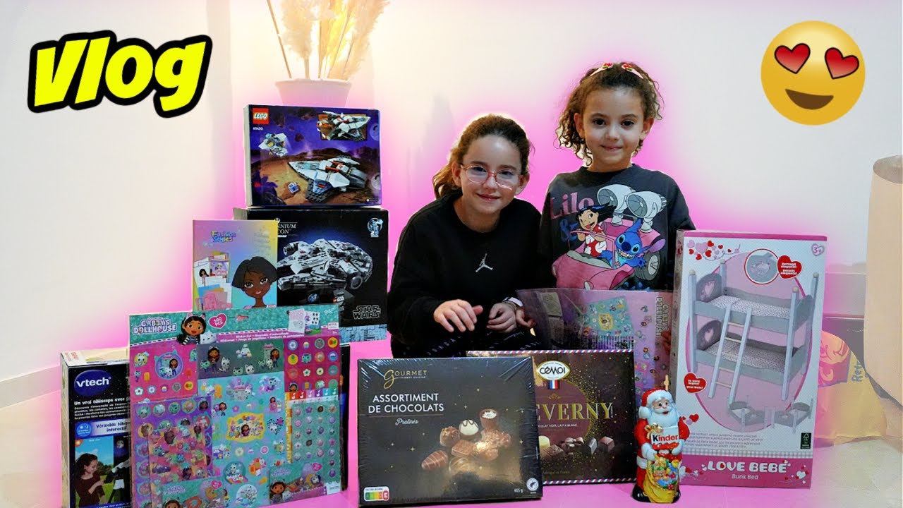 VLOG - LES CADEAUX pour LES FILLES de MAMIE, TATA et TONTON