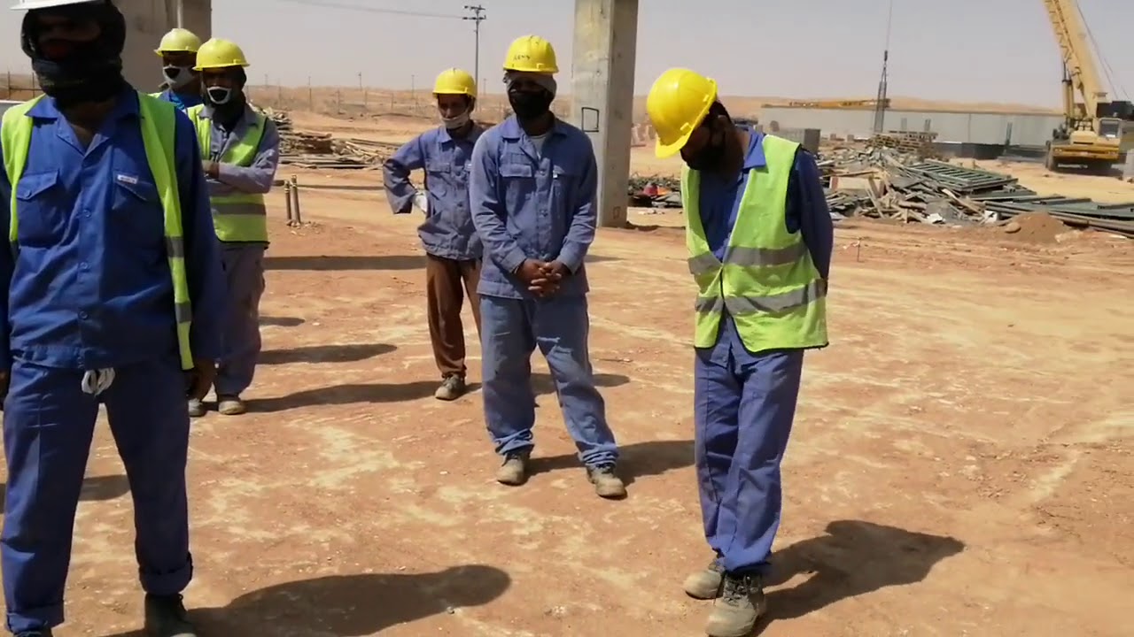 Safety Trainer Neyaz Ahmad. Topic: Construction Safety. ARAR (KSA) 0091-7856830952