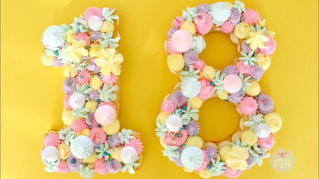NUMBER COOKIE CAKE || MONOGRAM COOKIE CAKE