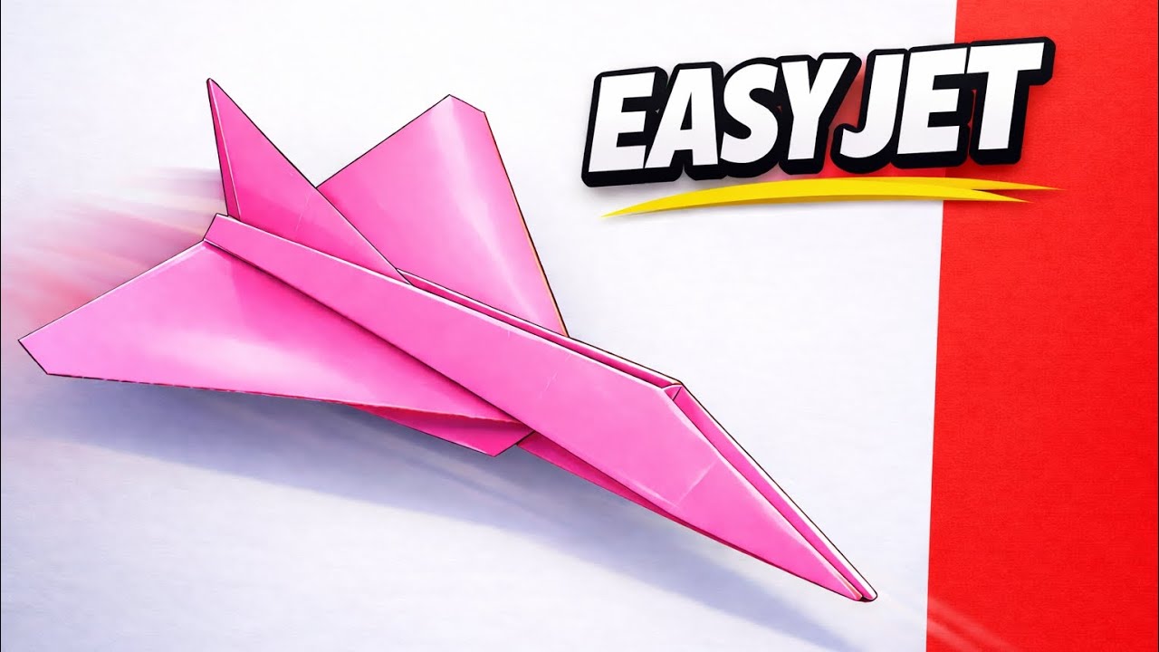 🔥 How to Make an F16 Paper Jet the Easy Way☢️