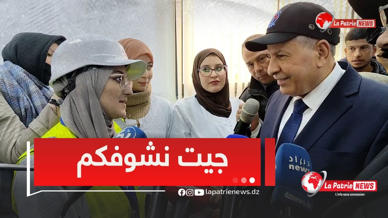 #شاهد الرئيس المدير العام بسونطراك في زيارة إلى محطة تحلية مياه البحر بالدرواش ويلتقي بعض الموظفين