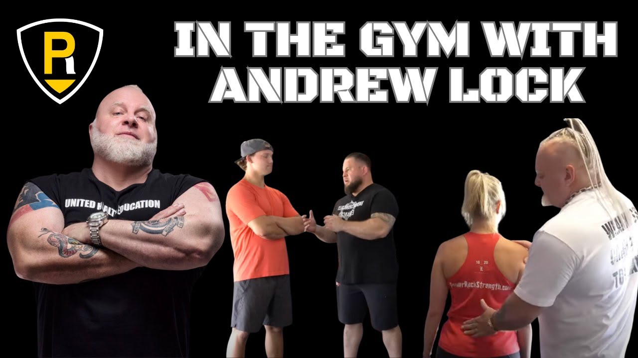 In the gym with Andrew Lock working with a D1 Lacrosse athlete