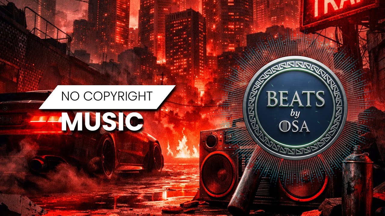 Hard Trap Beat With Deep Bass | Copyright Free Music | BEATS BY OSA