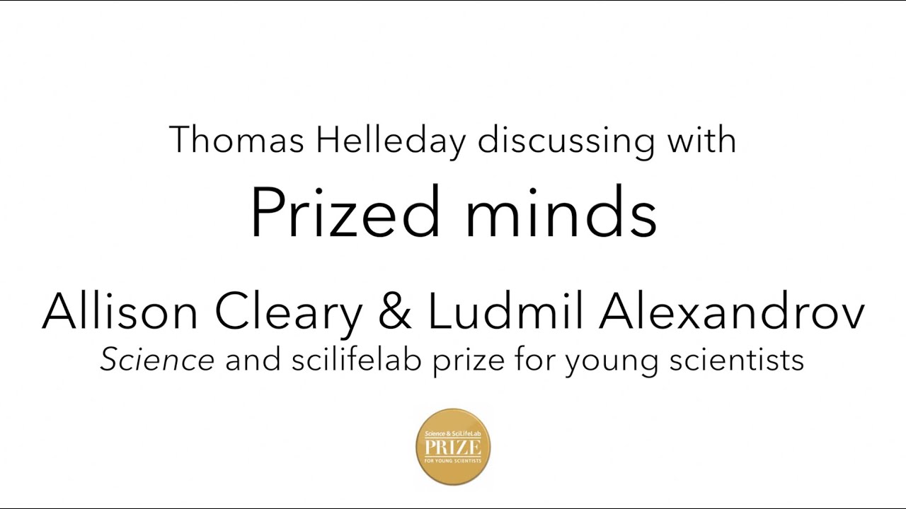 Prized minds - Allison Cleary & Ludmil Alexandrov, Prize for Young Scientists 2015