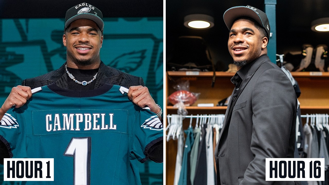 Jihaad Campbell's First 24 Hours as an Eagle