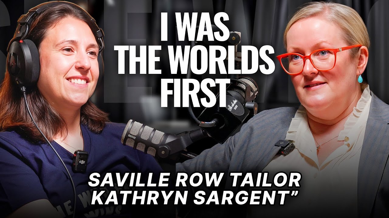 Worlds First Female Master Tailor on Saville Row - Katheryn Sargent's Story
