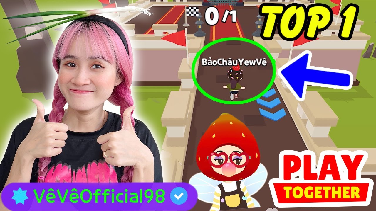 Bất Ngờ Bà Vê Nhường FAN Đạt TOP 1 Trong Tiệc Trò Chơi | Play Together | Vê Vê Official