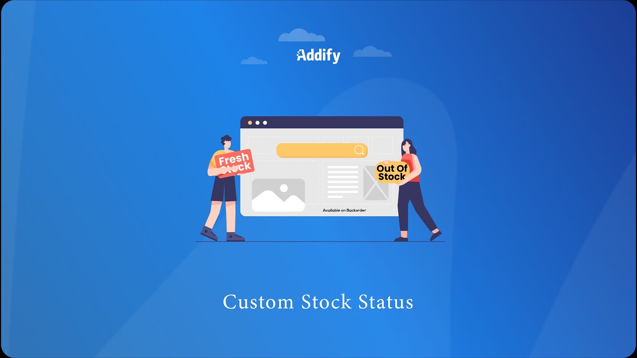 WooCommerce Custom Stock Status  - Addify