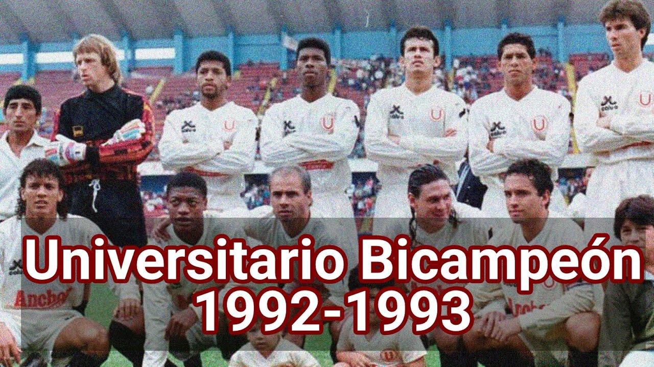 Universitario Bicampeón 1992-1993 / Universitario vs San Agustín [3-0] / Partido Completo   28/11/93