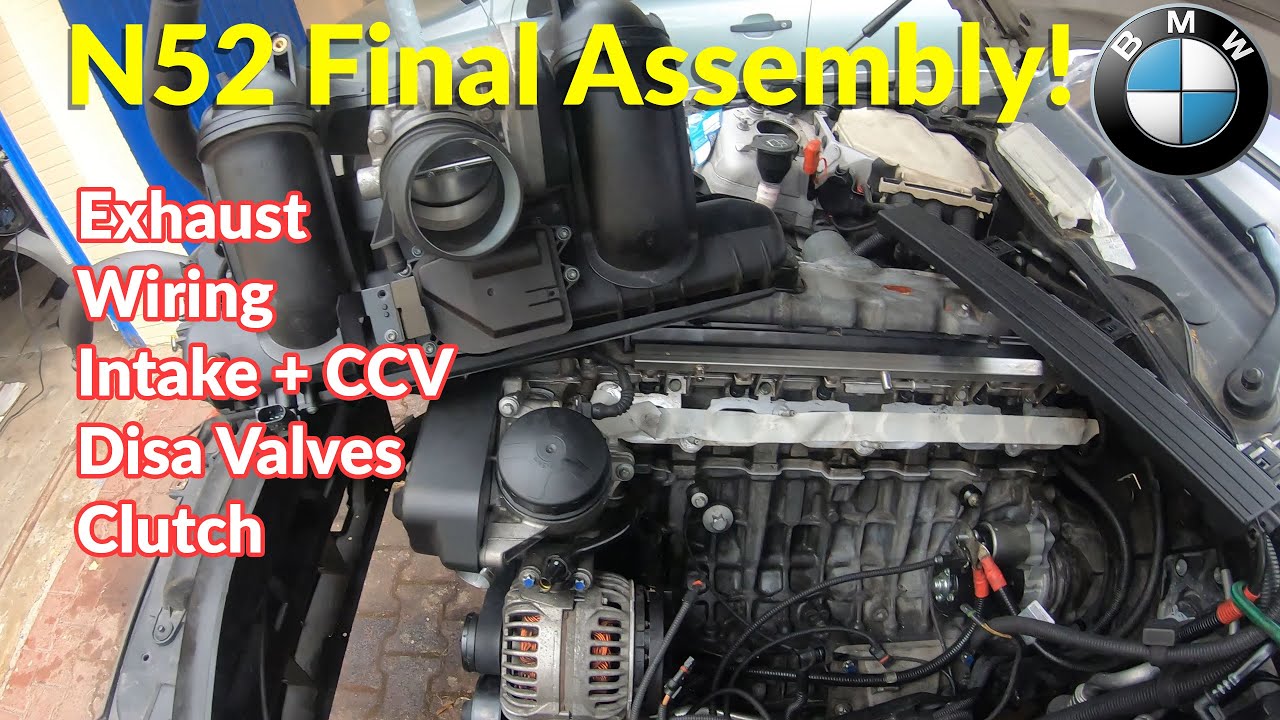 ОКОНЧАТЕЛЬНАЯ СБОРКА двигателя BMW N52 Swap - 3 серии E90 325i [Замена двигателя N52 ЧАСТЬ 8]