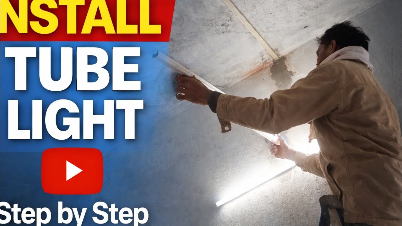 💡 Tube Light Fitting Kaise Karein? | LED Batten Installation Step-by-Step (Hindi)